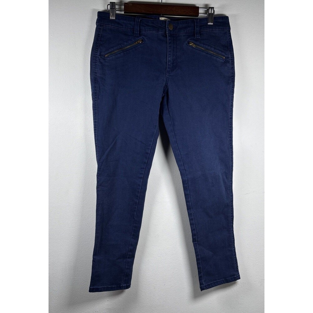 G.H. Bass & Co Blue Skinny Jeans Women’s Size 6 Stretch Mid Rise Zip Pocket
